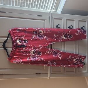 Gilligan & O'Malley satin feel pajama pants size medium